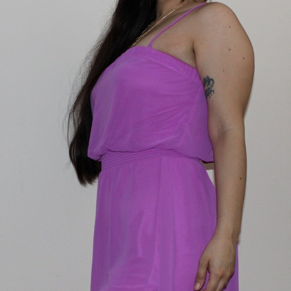 Express mini purple dress